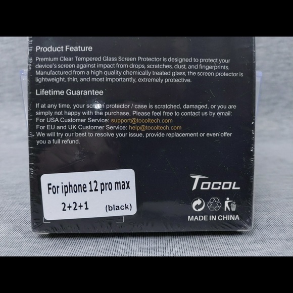 Tocol Phone Case w/ 2pcs Screen Protector & 2pcs Camera Lens Protector - Picture 6 of 6